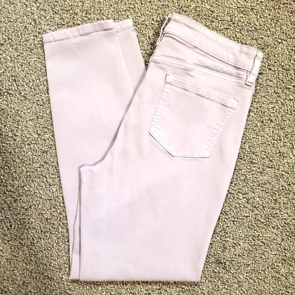 ⭐️ BUFFALO AUBREY HIGH RISE STRETCH ANKLE GRAZER PURPLE PASTEL JEANS SZ6 - Picture 5 of 8